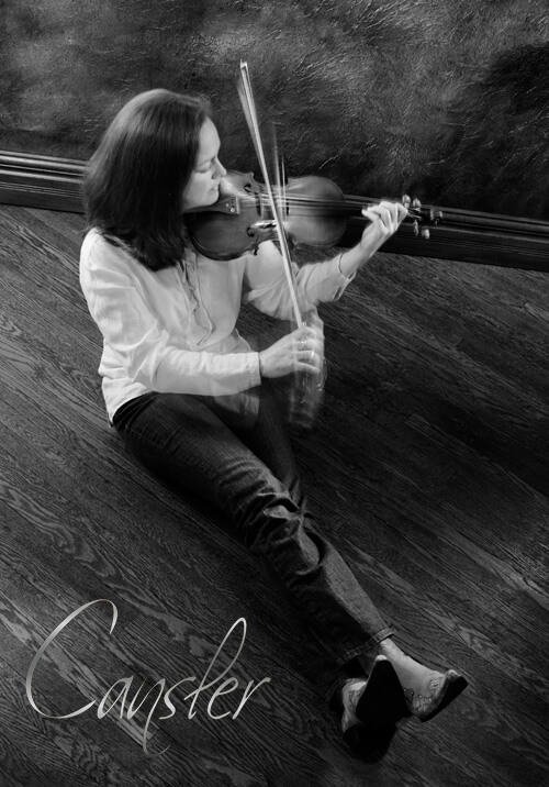 Sheri Peck - violinist (photo by Cansler)